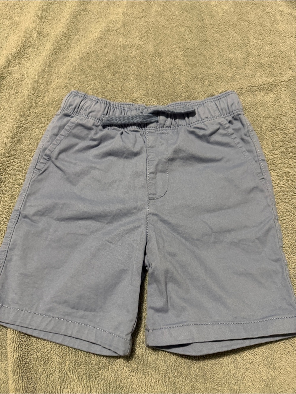 The Children's Place Light Blue Drawstring Elastic-Waist Shorts
